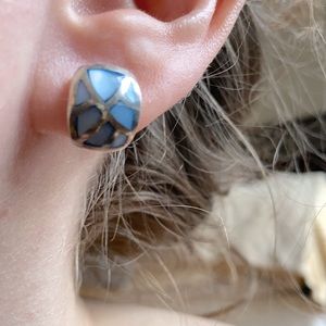 Silver Earrings and Pendant